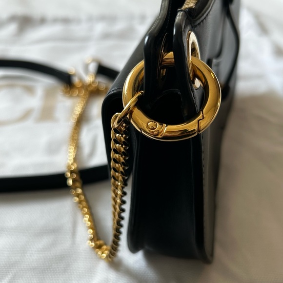 Chloé Mini Tess Leather Crossbody Bag - Picture 13 of 15